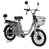 Электровелосипед TIMETRY D203 20" (рама 16, Серебристый)