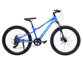 Велосипед подростковый BOZGOO Fighter 26" (рама 16, sky blue/green) Велосипед подростковый BOZGOO Fighter 26" (рама 16, sky blue/green)