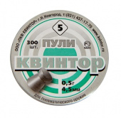 Пуля пневмат. Квинтор (300 шт.) плоская головка Пуля пневмат. Квинтор (300 шт.) плоская головка