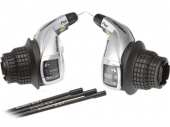 Шифтер Shimano Tourney, RS47, 3x8ск, тр.+оплетк Шифтер Shimano Tourney, RS47, 3x8ск, тр.+оплетк