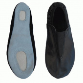 Чешки гимнастические кожанные черный