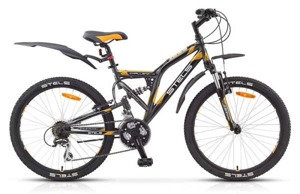 Черный-оранжевый