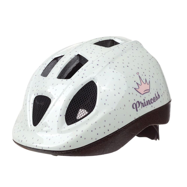 Велосипедный шлем детский KIDS HELMET (CROWN , White, XS (46-53 см)) Велосипедный шлем детский KIDS HELMET (CROWN , White, XS (46-53 см))