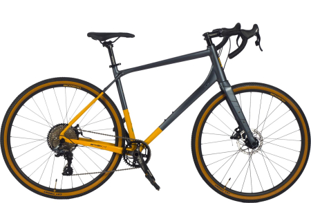 Велосипед гравийный BOZGOO Inferiore 700C (рама 530 мм, dark gray/sand)