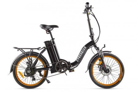 Велогибрид Cyberbike FLEX Черный-оранжевый