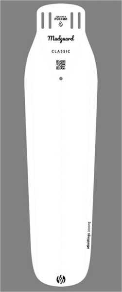 Mini Wings Looong Mudguard Classic белый