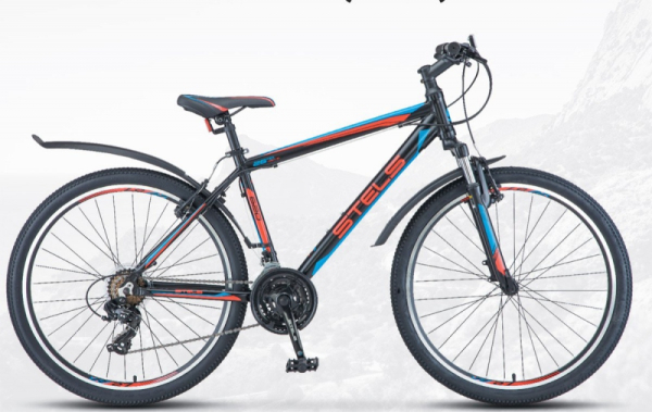 Черный-синий-оранжевый