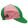 Велокепка Cinelli Cap We Bike Harder (Розовый-Зеленый)