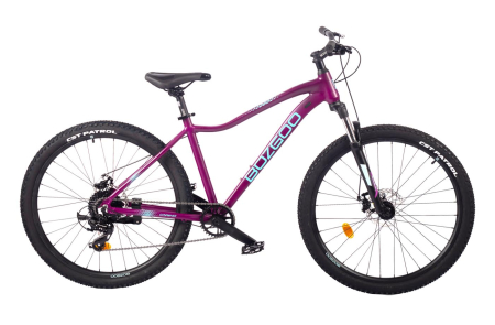 Велосипед женский BOZGOO Carino 27,5" (рама 17, purple/sky blue)
