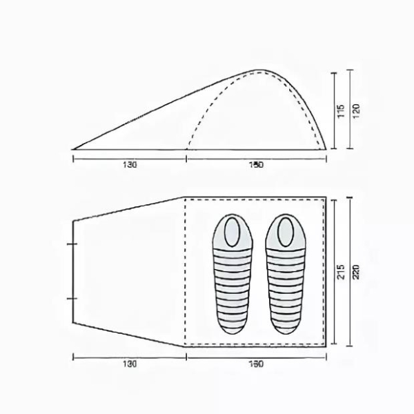 CAMPACK-TENT Forest Explorer 2 4