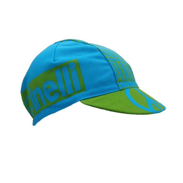 Велокепка Cinelli Cap Peace (Голубой-Зеленый)