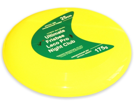 гп126033 Диск фрисби Ultimate Frisbee Leco Pro Night Club
