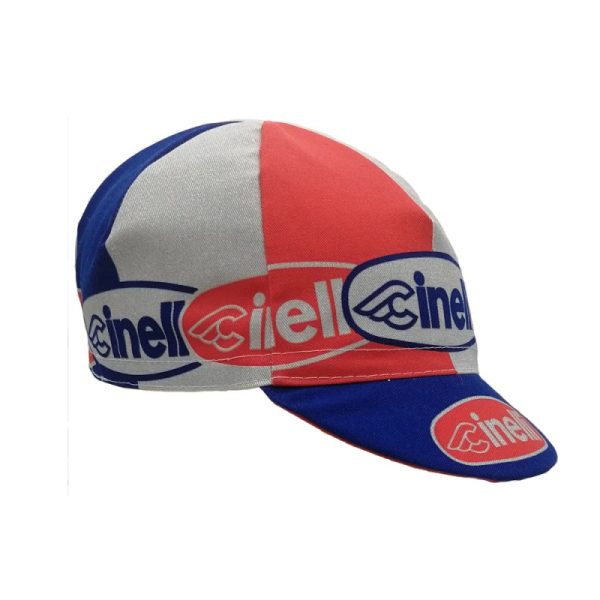 Велокепка Cinelli Cap Oval (Красный-Синий)